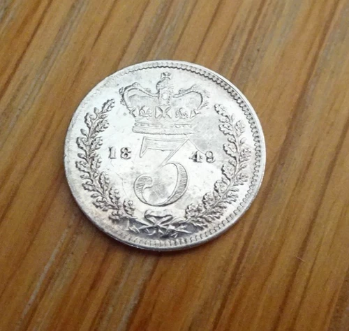 1849 Victoria Threepence — photo from another recent sale