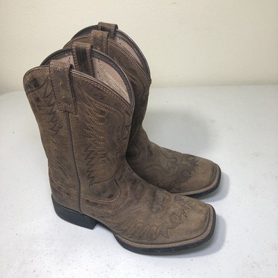 Ariat Kids Honor Western Boot Brown Embroidered 10017313 Youth Size 12