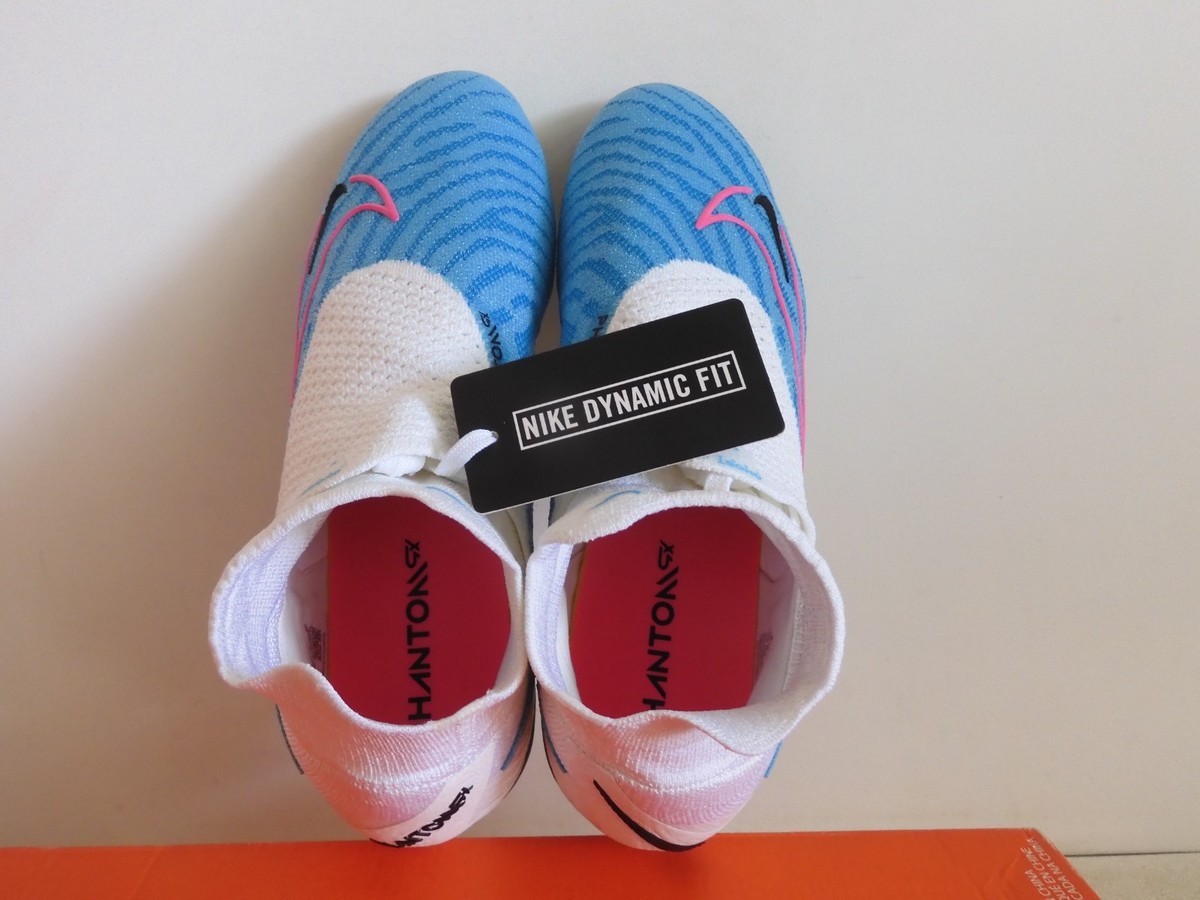 Nike Phantom GX Elite DF SG Pro Blast Pack Baltic Blue-Pink Sz 9