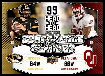 2011 Upper Deck Conference Clashes Blaine Gabbert/DeMarco Murray Missouri