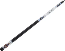 Eight Ball Mafia EBM13 Tribal Burning Heart Orange/Blue Pool/Billiard Cue Stick