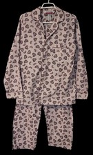 Vintage MANHATTAN Men's Burgundy Paisley Pajama Set Poly/Cotton Medium