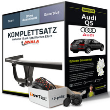 Anhängerkupplung starr für AUDI Q5 +E-Satz ABE EC 94/20