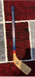 Sidney Crosby Penguins Autographed Team Canada Mini-Stick w/JSA COA