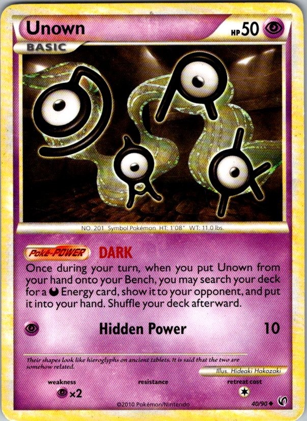 Unown 40/90 Undaunted NM