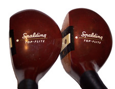 Spalding Top-Flite Model 86 Persimmon 3-4 Wood 44-44.5" All Original Stiff Steel
