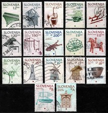 Slovenia 1993-2000 Europe In Miniature Series - Seventeen Stamps - Fine Used