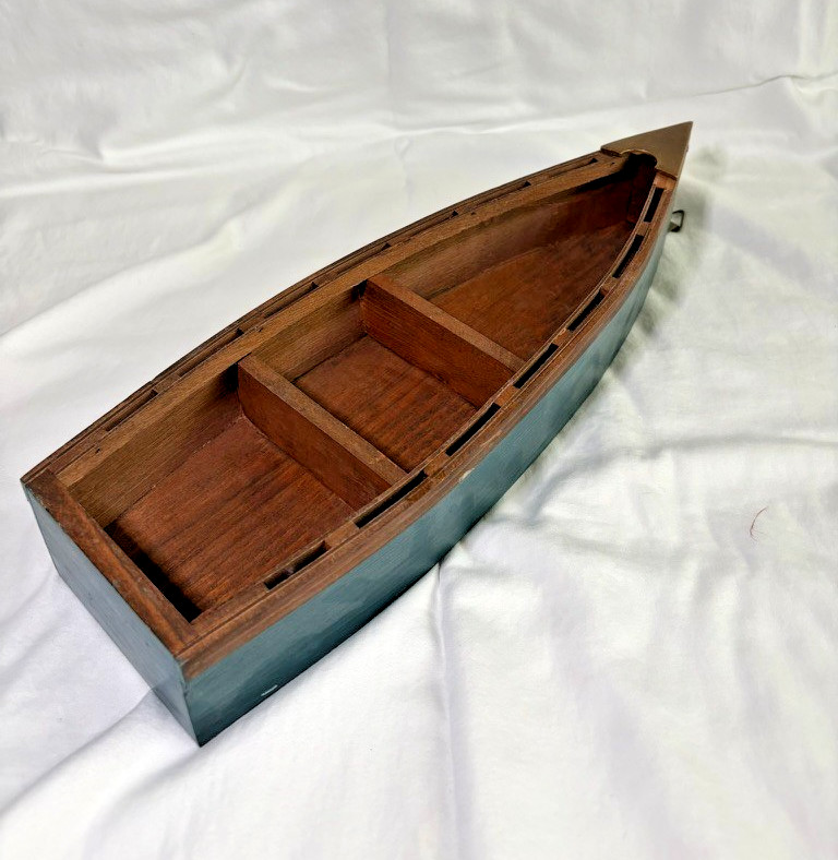 Decorative Wooden Boat Shelf Display
