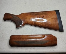 Weatherby PA 08 12ga Walnut Wood Stock And Forend Set Checkered PA-08 used OEM 