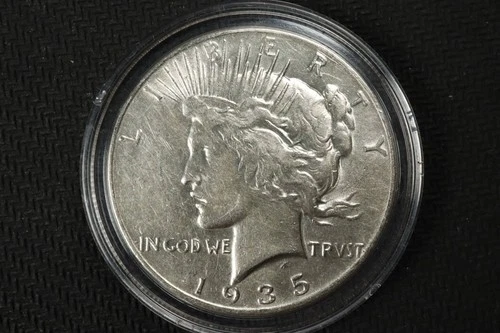 NobleSpirit (RS) 1935 Peace Silver Dollar XF Extremely Fine