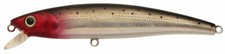 Challenger 3 1/2" Jr. Minnow 5/16 Oz Fishing Lure / SM08 Black Silv Red Head