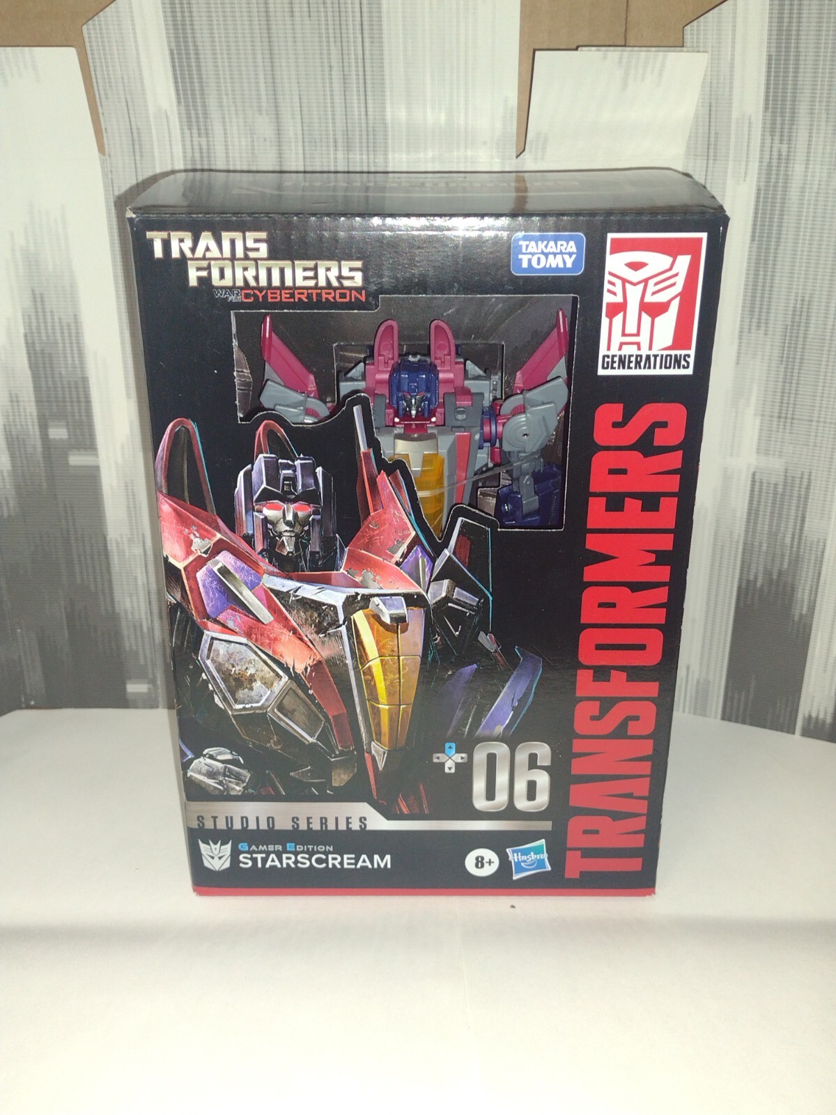 Transformers Studio Series Gamer Edition 06 Starscream Voyager Class Cybertron