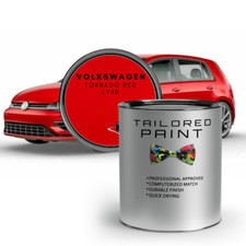 VOLKSWAGEN LY3D TORNADO RED 2K 2 PACK DIRECT GLOSS CAR SPRAY PAINT HIGH QUALITY