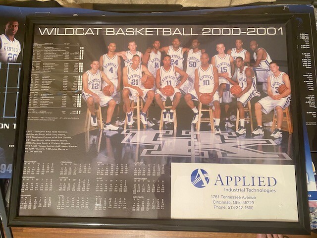 2000-01 Kentucky Men's Basketball Poster