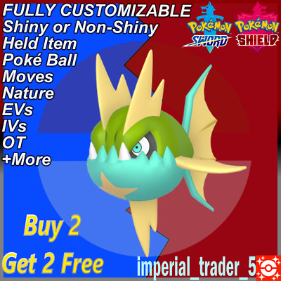 Pokémon Sword and Shield   Shiny Carvanha   W/ Best 6IV Customizable