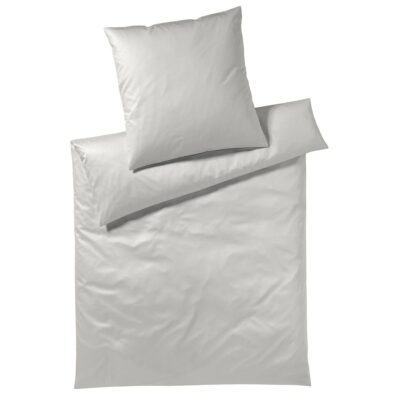 Mako-Satin Bettwäsche Solid beige elegante