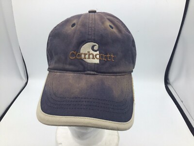 Carhartt Genuinely Distressed Beat Up Discolored Strapback Baseball Cap Hat N4