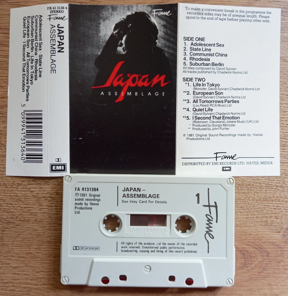 JAPAN - ASSEMBLAGE (FAME FA4131364) 1984 UK CASSETTE TAPE COMPILATION REISSUE - Image 2 of 3