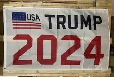 Donald Trump President 2024 Flag FREE SHIP Save America Republican USA Sign 3x5’