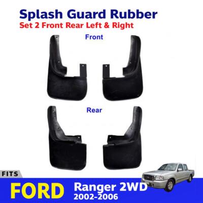 For Ford Ranger 2WD Ute Truck 2002-05 Splash Guard Rubber Mud Flaps Set ...