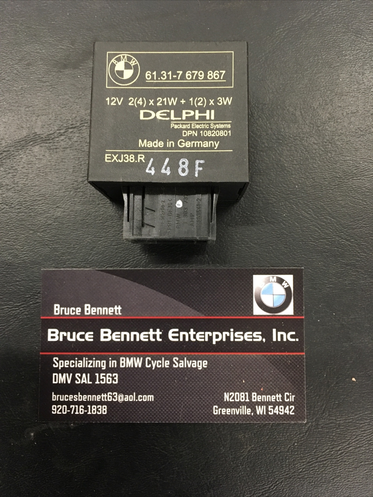 2005 -2009 BMW K1200LT Turn Signal Relay. 61317679867. 240174 | eBay 