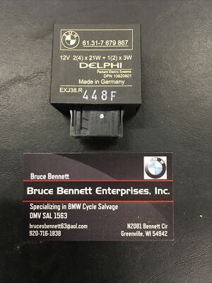 2005 -2009 BMW K1200LT Turn Signal Relay. 61317679867. 240174 | eBay 