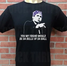 THE OFFICE, TV SHOW, MICHAEL SCOTT ***PRISON MIKE*** T-SHIRT