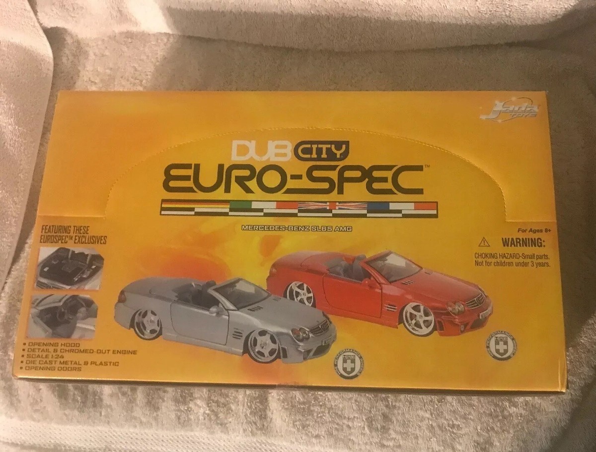 LOT OF 4 JADA DUB CITY EURO-SPEC MERCEDES BENZ SL65 AMG 1:24