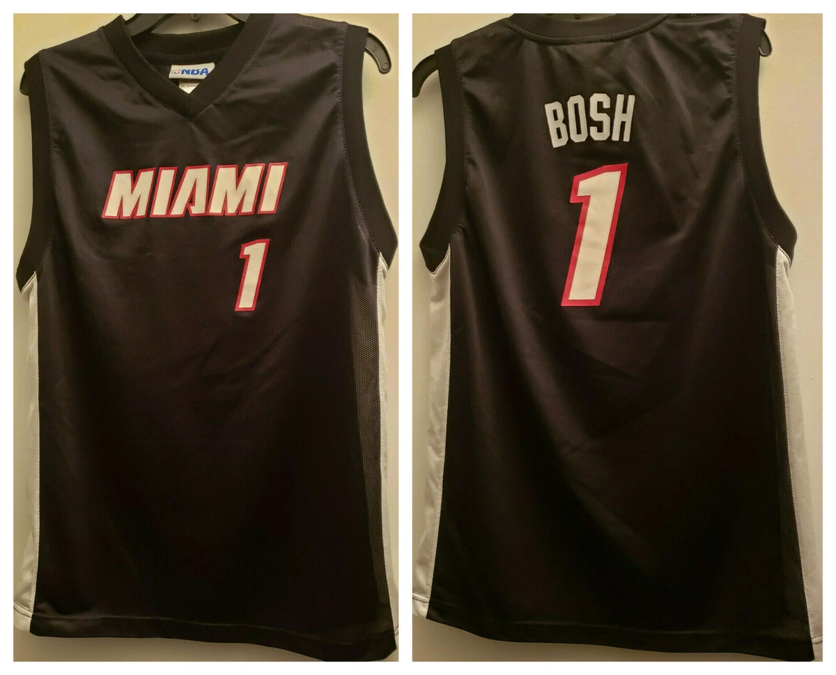 YOUTH GENUINE NBA MIAMI HEAT CHRIS BOSH 1 JERSEY KIDS SIZE XL 18 20 NEVER USED