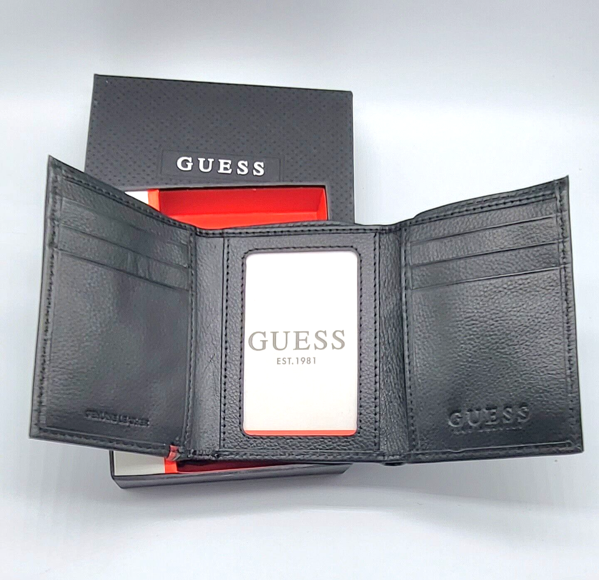 Slimfold Wallet Guess Men's Leather Slim Bifold Wallet GUESS