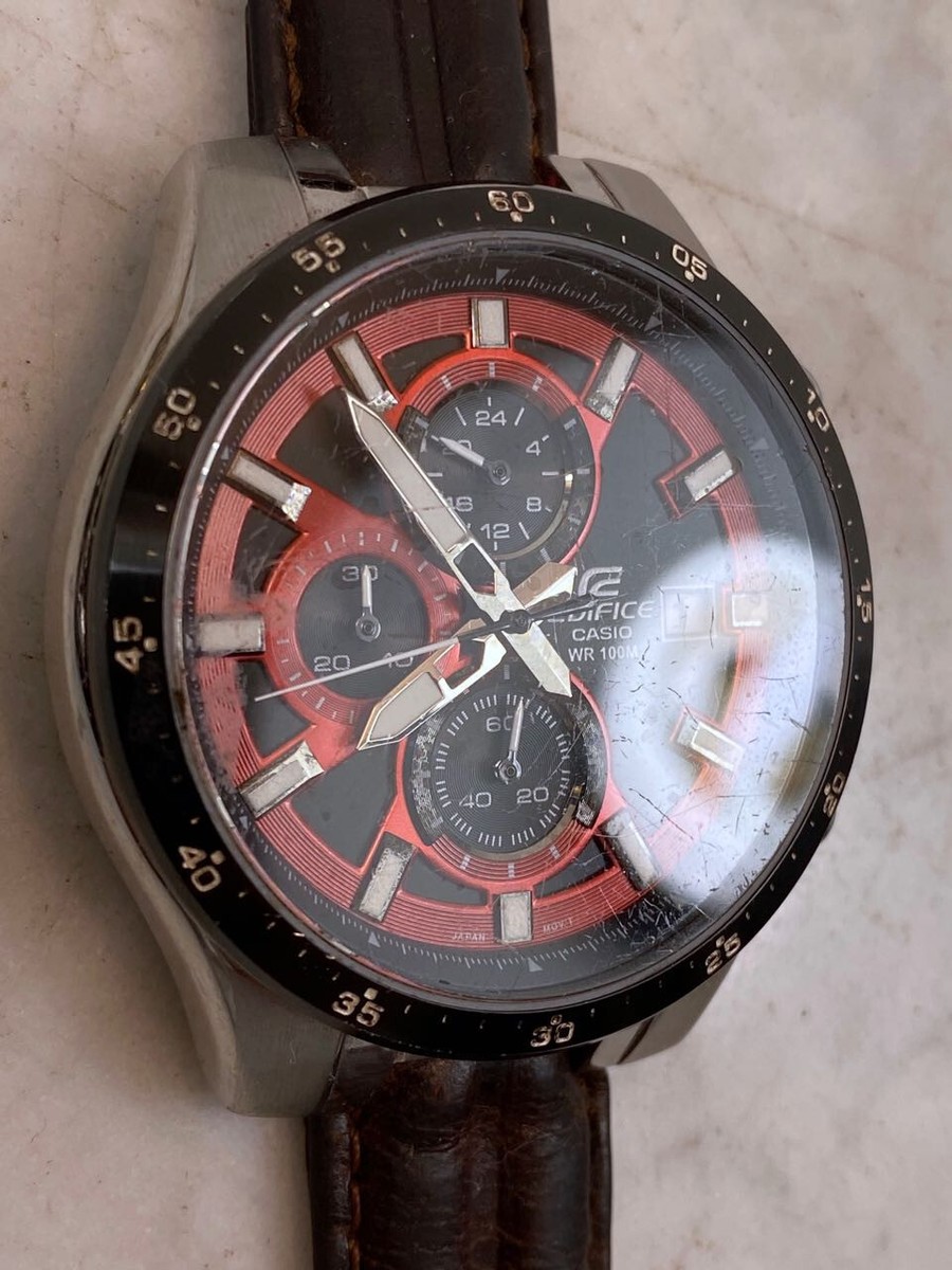 Casio Men's Watch Edifice Efr-519 Chronograph 100m WTR for sale