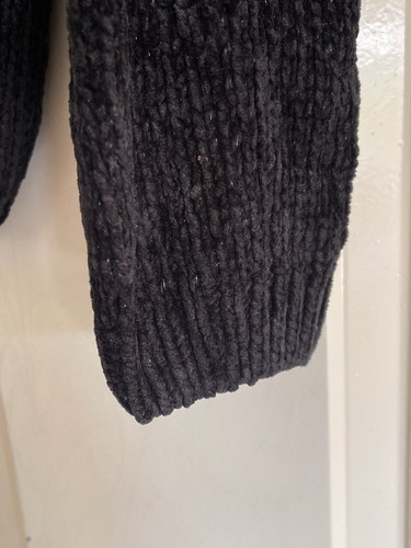 George Sequin Heart Colour Change Grey To Colourful Jumper Top Black 10-11 Years - Picture 8 of 9