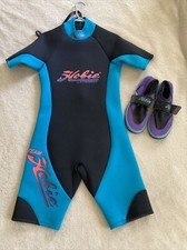 Vintage 90s Team Hobie Stearns Shortsleeve Shorts Wetsuit Medium 34  Chest