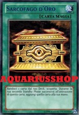 Yu-Gi-Oh Sarcofago d'Oro DL18-IT011 Rara ITA Gold Sarcophagus NKRT PGLD LCYW 