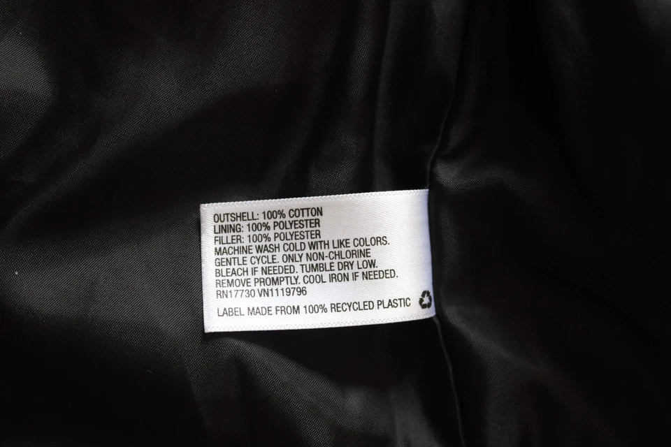 Chaleco Merona Mujer Rayas Negro/Blanco Cremallera Talla L Grande Foto 4 de 4