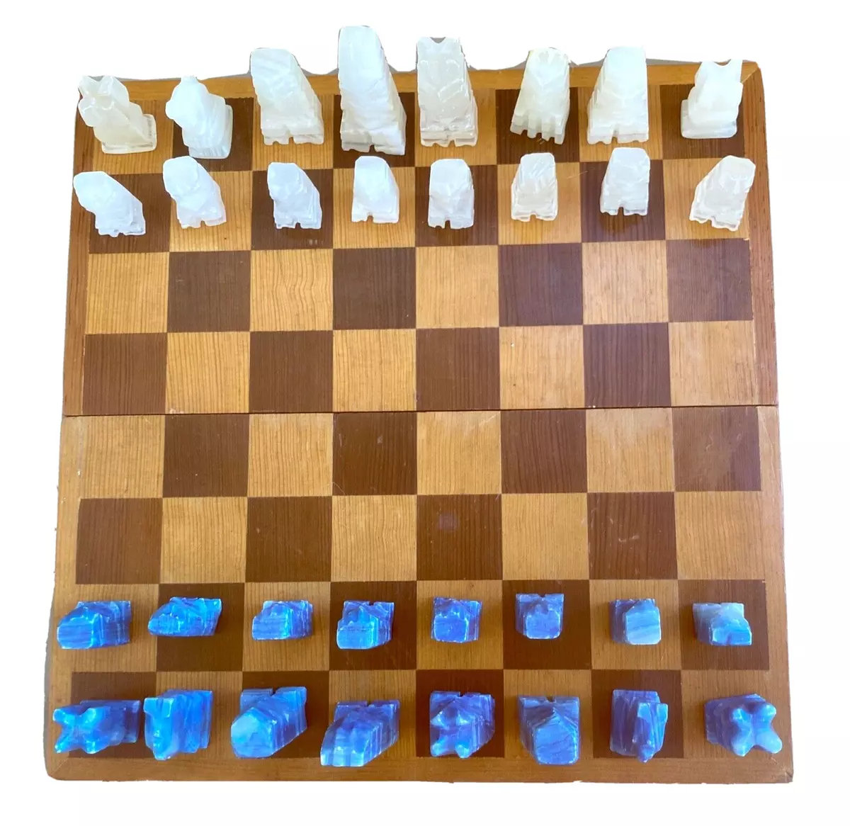 Vintage Aztec Mini Marble Chess Set – The Apartment TO