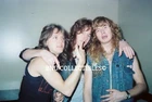 MEGADETH DAVE MUSTAINE & LARS & DAVE PRITCHARD PHOTO TAKEN BY ME 1980s  LOT #24