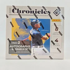 2021 Panini Chronicles Baseball Retail Preferred Box Sealed - 2 Auto or Mem/Box