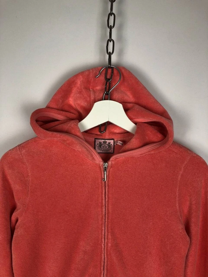 Sudadera con Capucha Juicy Couture Cremallera América Talla S Foto 2 de 4