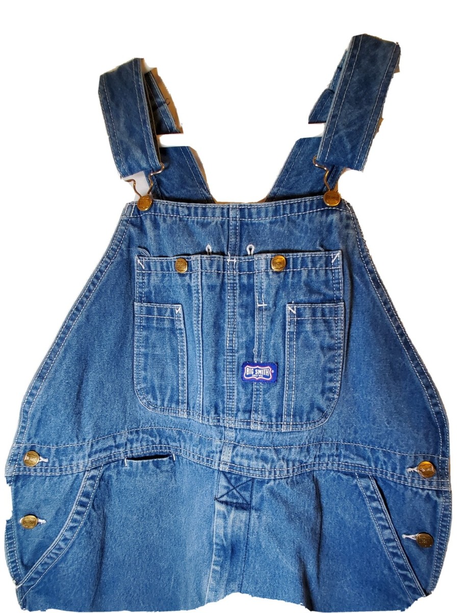 Vintage Big Smith Mens Blue Denim Bib Overalls Mens Size 42 Vintage Big Smith Mens Blue Denim Bib Overalls Mens Size 42