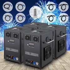 4PCS Large Cold Spark Machine 700W DMX Stage Firework Machine 5-16ft DJ Lamp