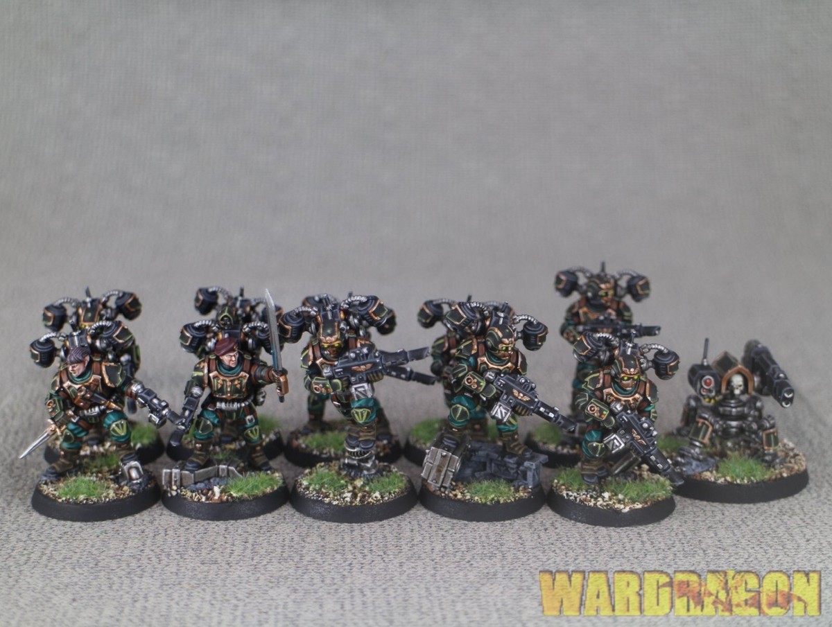 Warhammer 40K WDS pianted Kill Team Tempestus Aquilons y24 | eBay