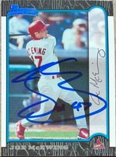 Joe McEwing Autographed 1999 Bowman #399 Rookie Card