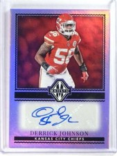 2019 Panini Majesitc Upper Tier Signatures Autograph Derrick Johnson #D/99