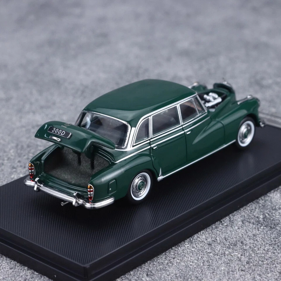 GFCC 1/64 Escala Mercedes-Benz 300D 1959 Verde Diecast Coche Modelo Juguete Regalo Foto 2 de 4
