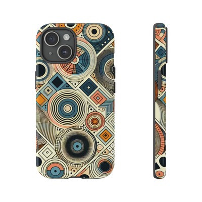 Spirograph Pattern Tough Phone Case, for iPhone, Samsung Galaxy, Google Pixel