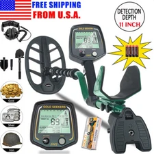 24K Metal Detector Professional Gold Finder 11" Waterproof Coil 5 YEAR WARRANTY