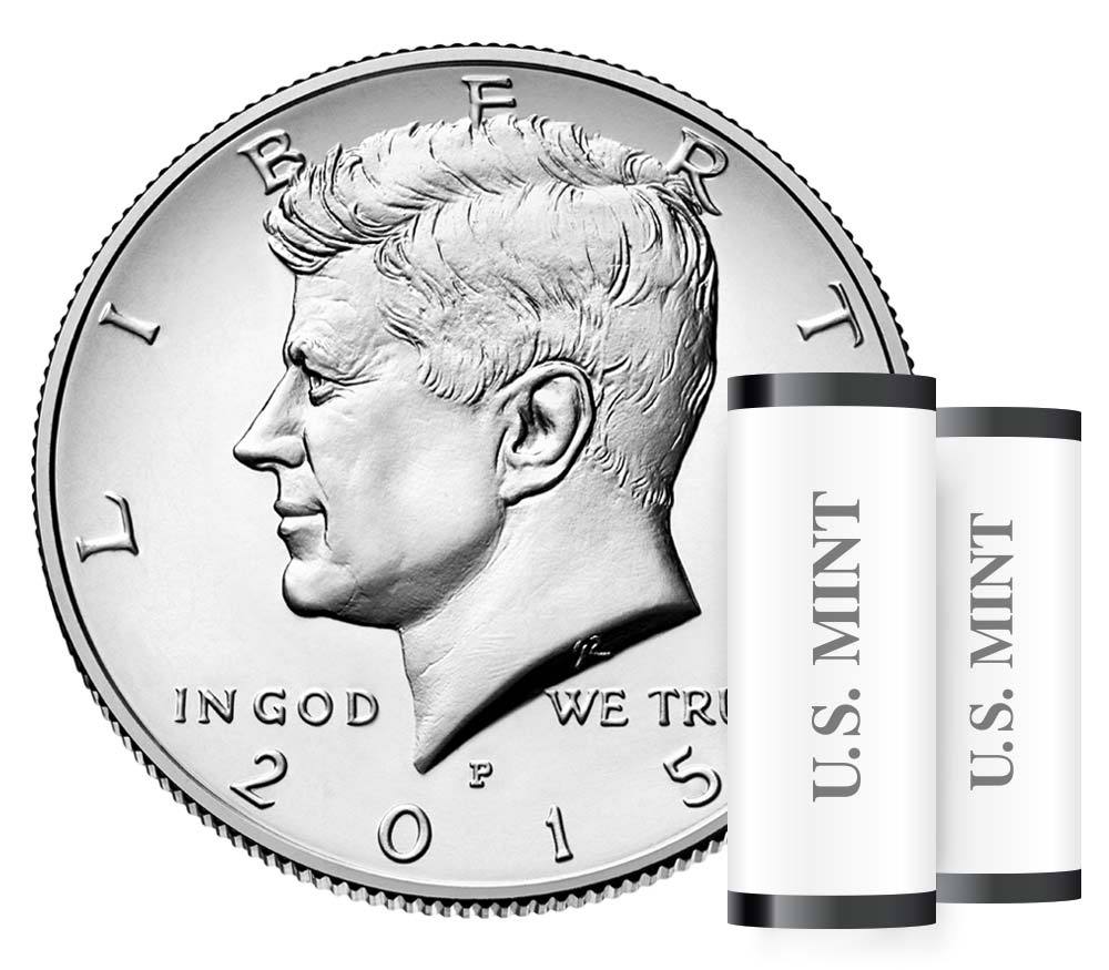 2015 - P&D Mint John F Kennedy Half Dollars MS-BU Condition jfk | eBay