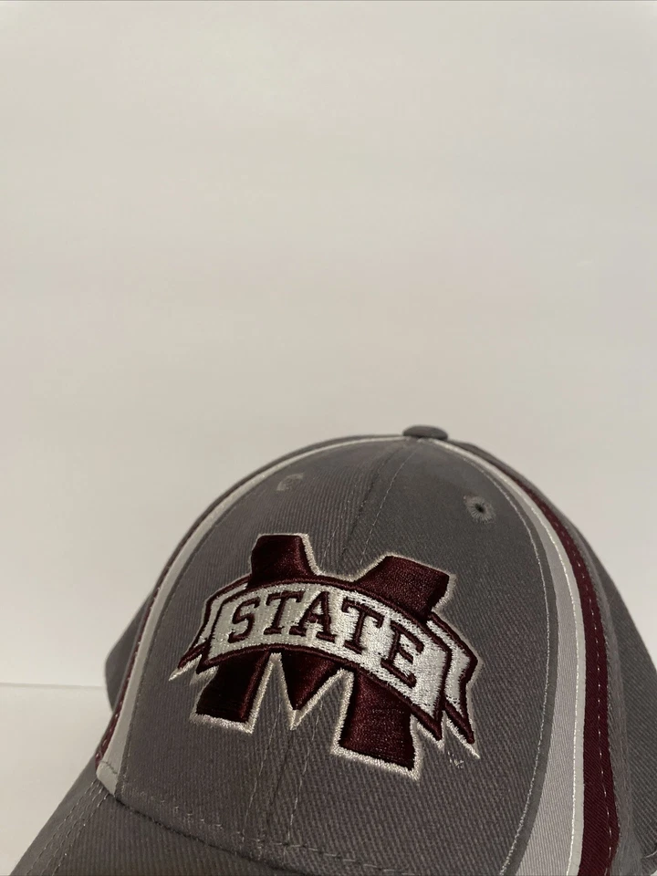 Sombrero ajustable bordado vintage de los Bulldogs del estado de Mississippi NCAA Foto 2 de 4