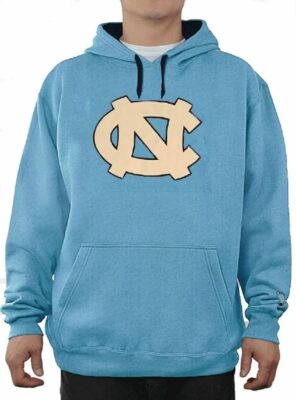 UNC Tarheels Mens Carolina Blue Embroidered Icon Hoodie Sweatshirt